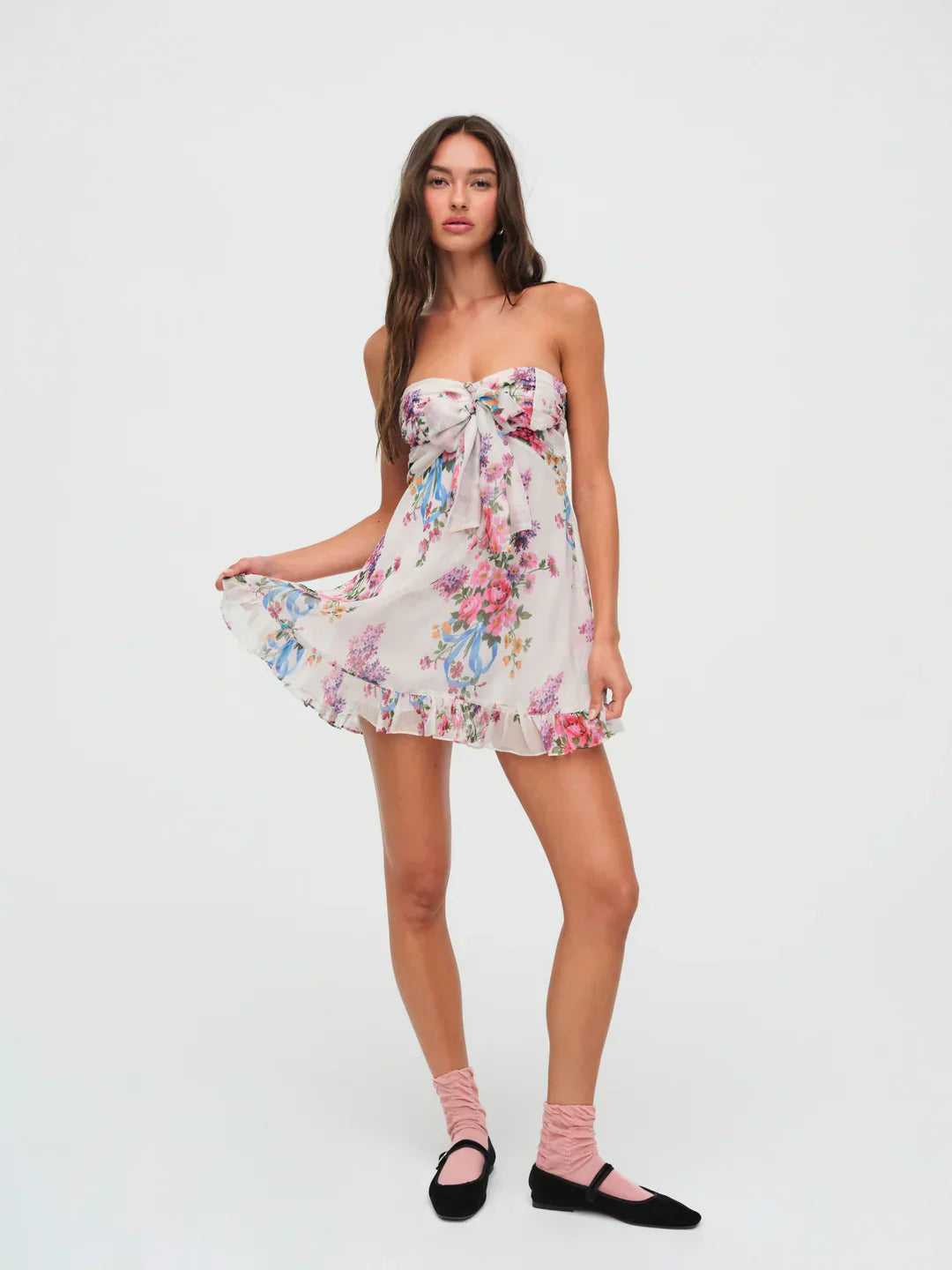 Vibrant Spring Mini Dress - LOUVELLI